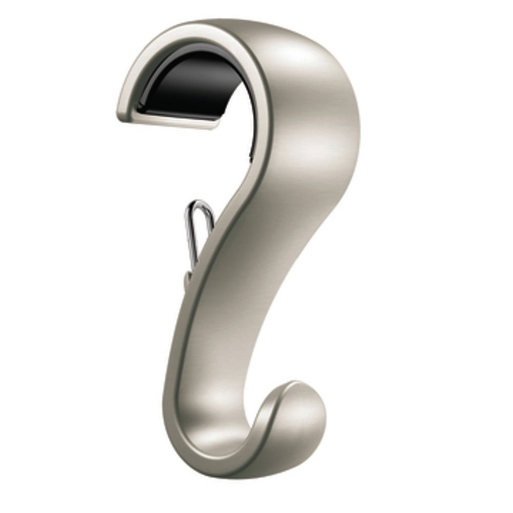 MOEN Shower Rod Hook in Brushed Nickel The Home Depot Canada