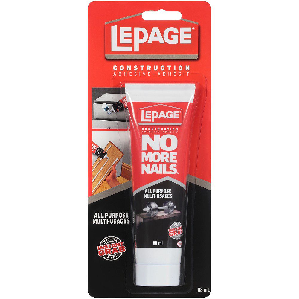 LePage LePage No More Nails All Purpose Construction Adhesive, 88 ml