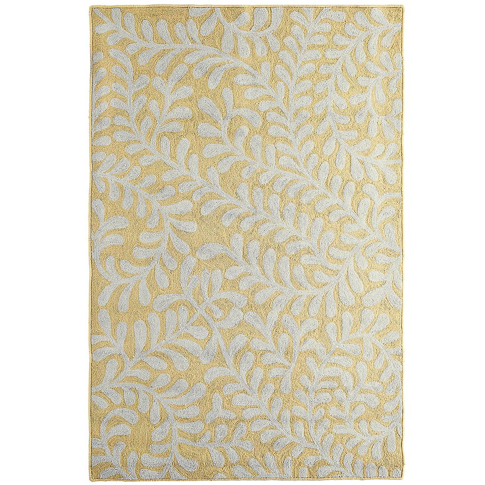 Lanart Rug Fiona Yellow 9 ft. x 12 ft. Indoor Transitional Rectangular