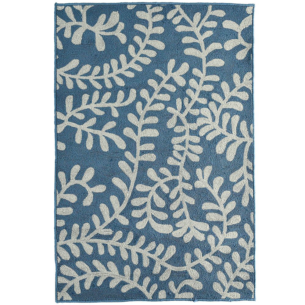 Lanart Rug Fiona Blue 5 ft. x 7 ft. 6inch Indoor Transitional