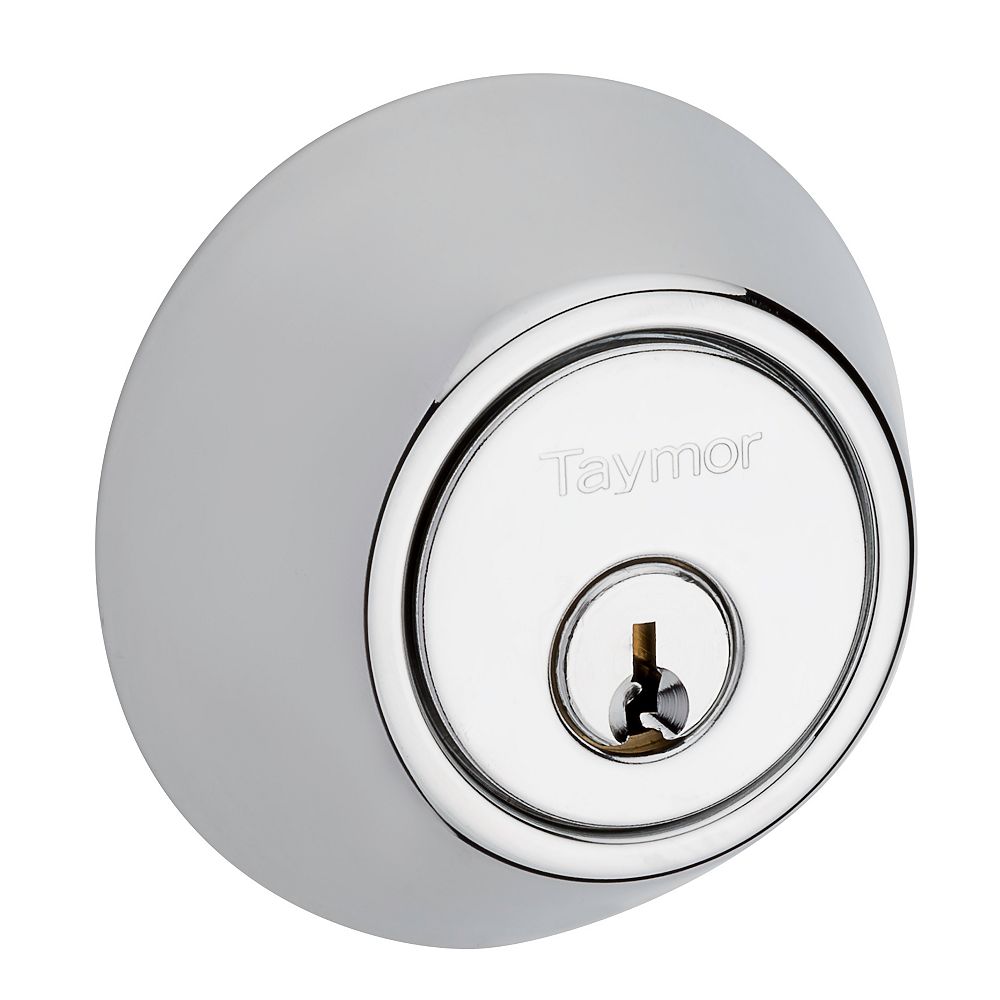 Taymor Single 61 Chrome High Security Deadbolt The Home Depot Canada