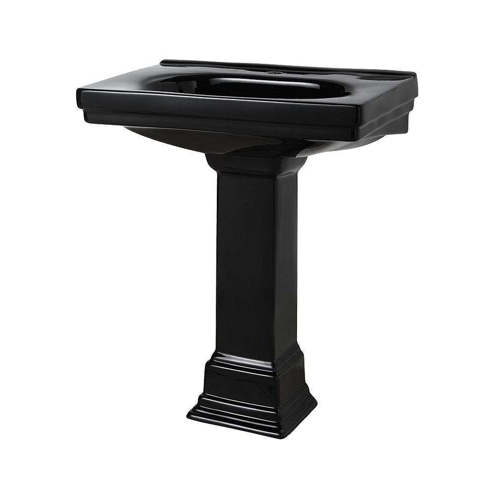 Foremost Structure Vitreous China Bathroom Pedestal Sink Basin Combo in