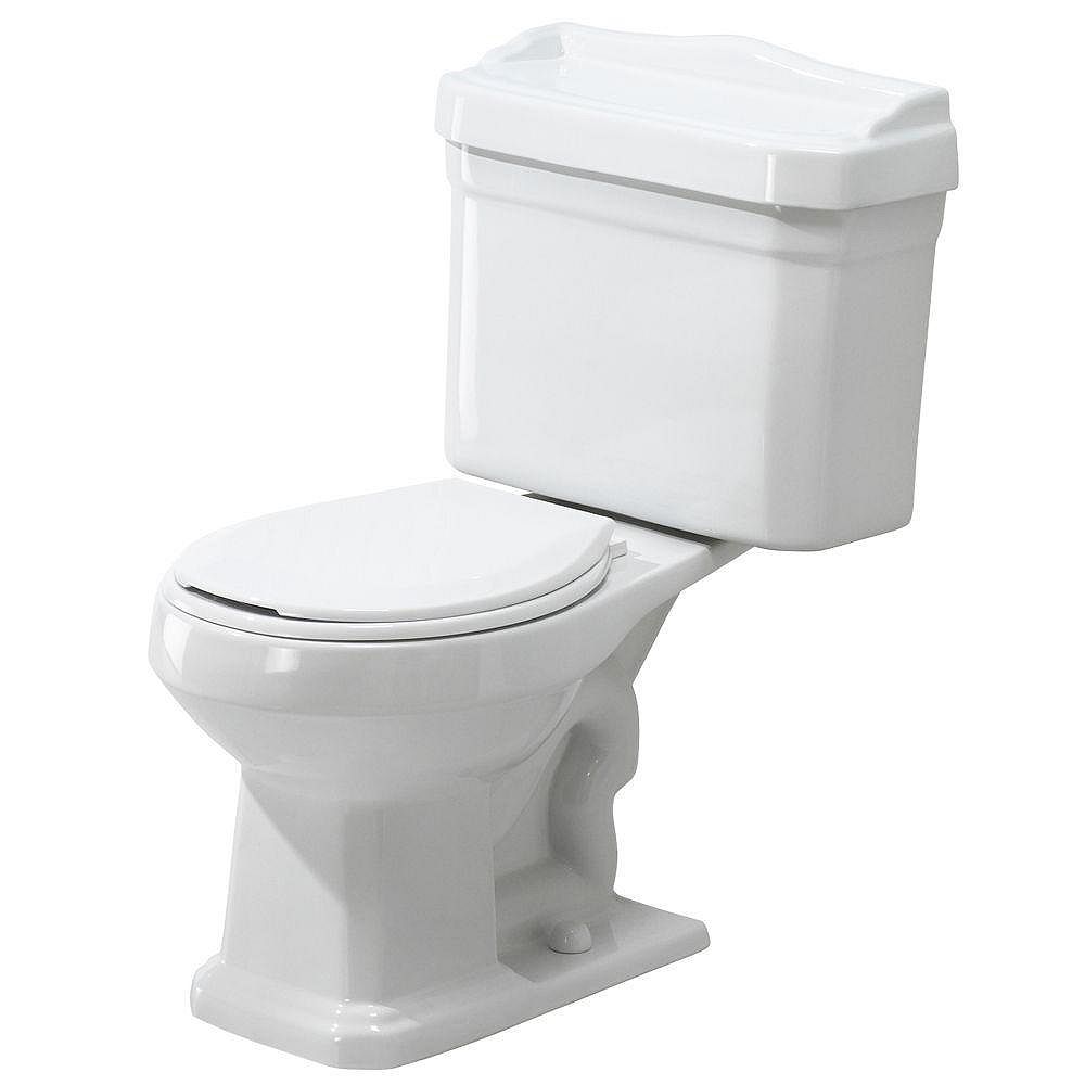 Foremost Series 1930 1piece 1.6 GPF Single Flush Round Bowl Toilet in