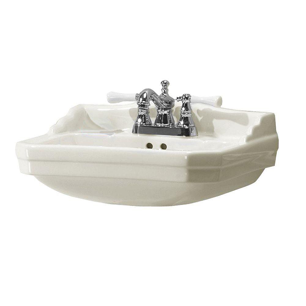 Foremost Series 1920 Bathroom Pedestal Sink in Biscuit The Home Depot