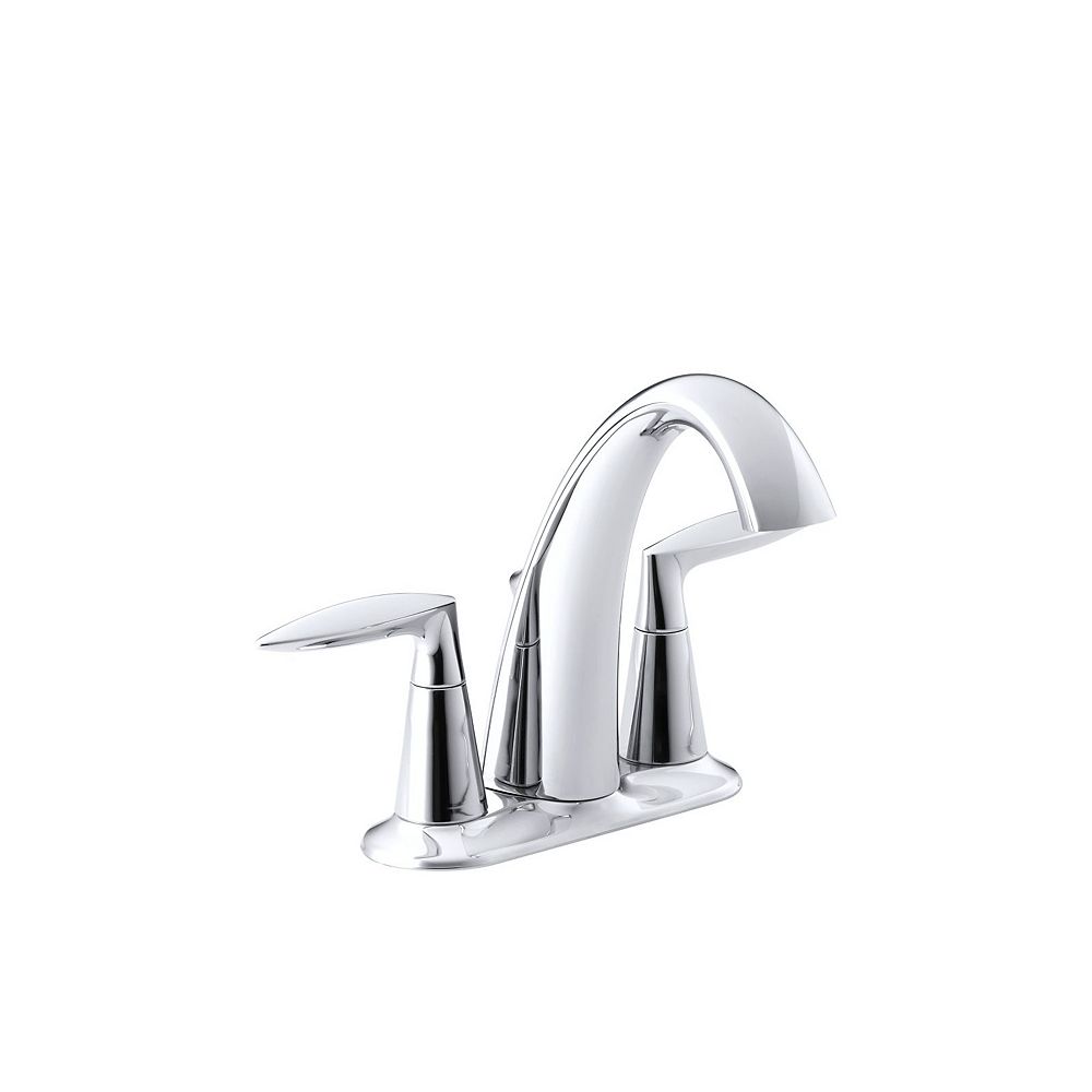 KOHLER Alteo(R) centerset bathroom sink faucet with lever handles | The