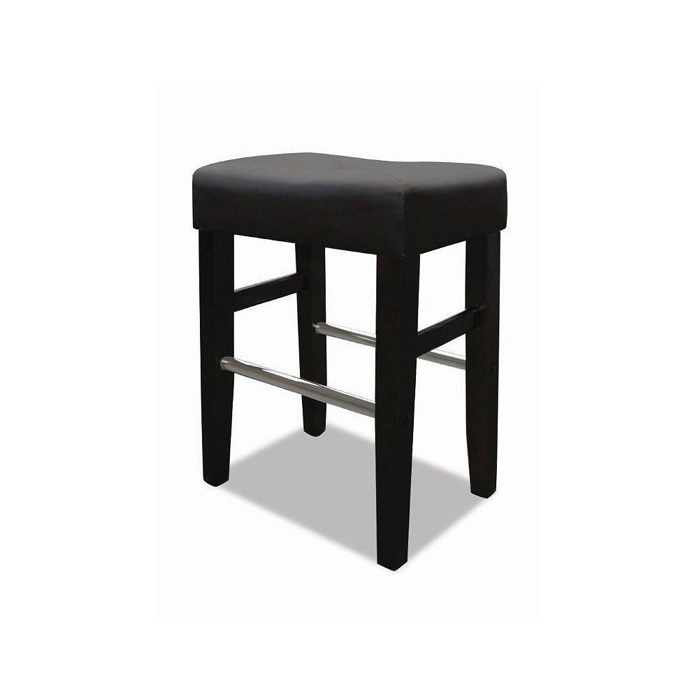 Jr Home Collection Barcelona Leather, Backless Bar Stools Leather Seat