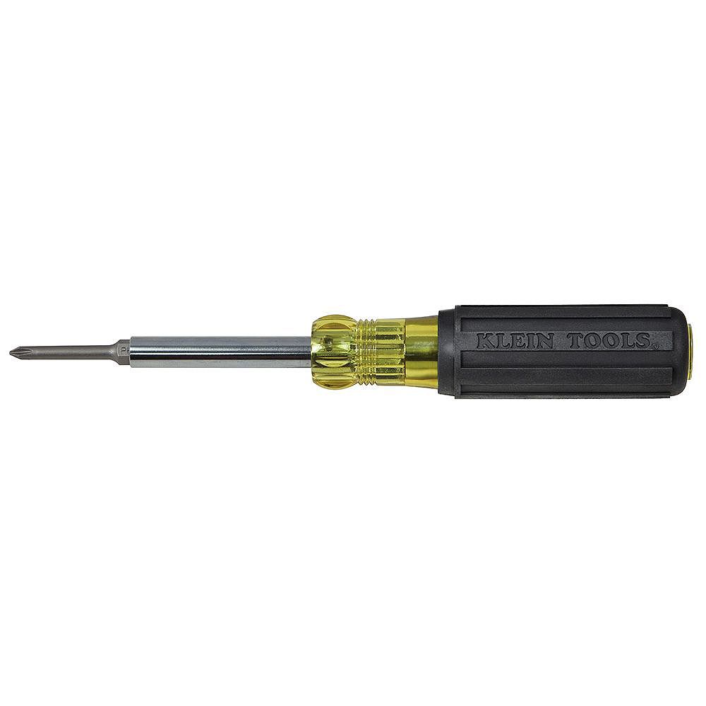 Klein Tools 6in1 Extended Screwdriver and Nut Driver The Home Depot