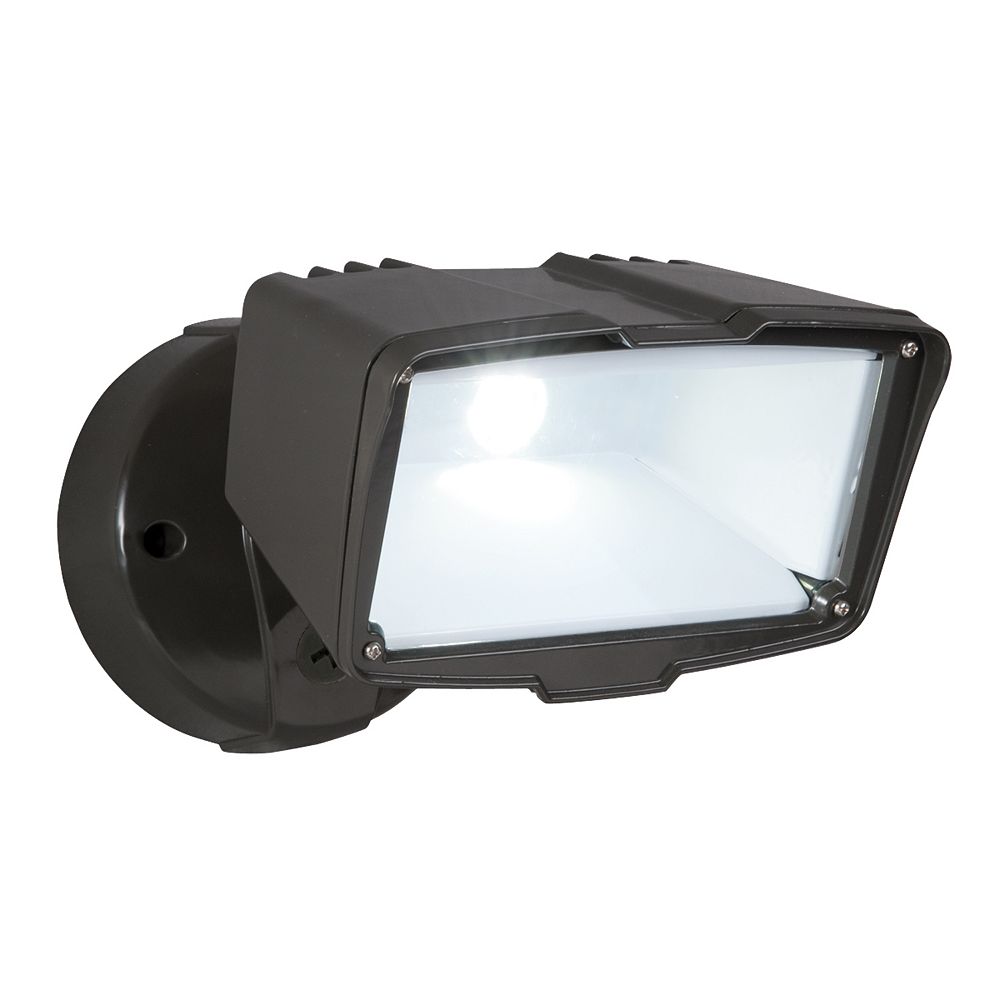 All Pro Outdoor Large Led Floodlight In Bronze The Home Depot Canada All Pro Outdoor Large Led Floodlight In, Led Outdoor Flood Light Bulbs Home Depot