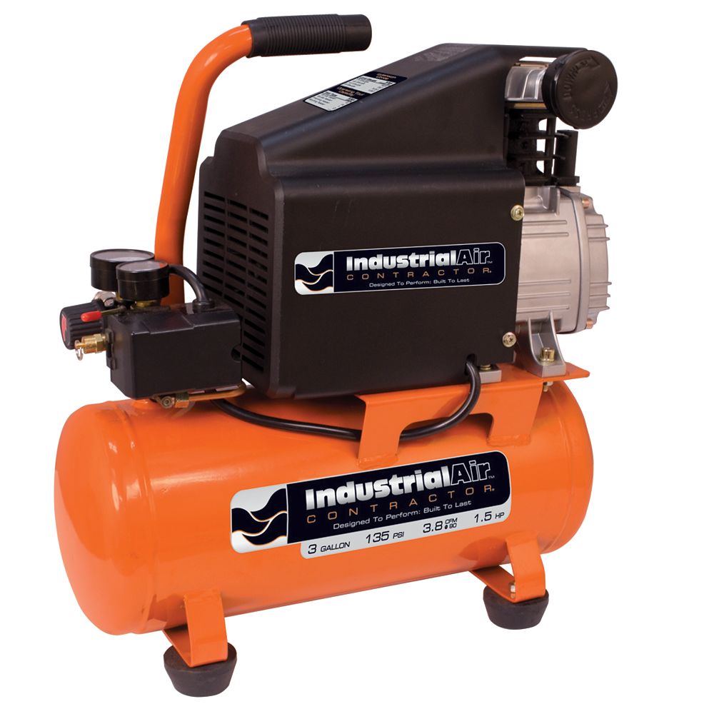 Industrial Air 3 Gallon Hotdog Oil Lube Air Compressor The Home Depot
