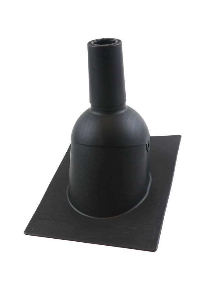 Perma Boot 2 Inch Black New Roof Re Roof Vent Pipe Flashing The Home   P 1000750356 