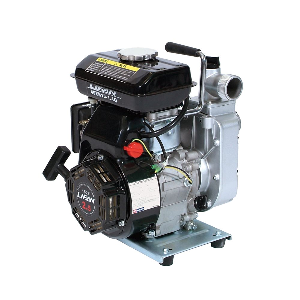 LIFAN 1.5 in. Inlet / Outlet 2.5 HP Displacement Water Pump The Home