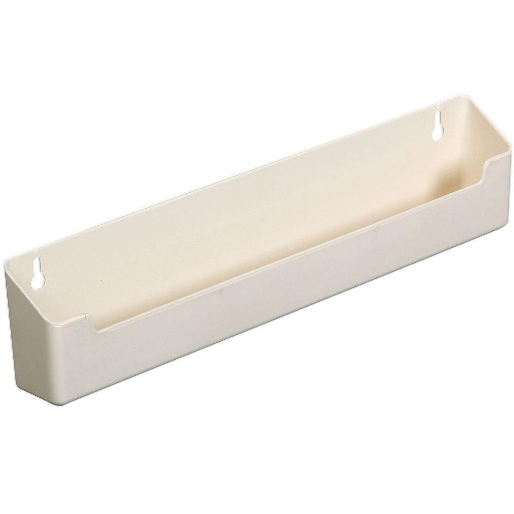 Knape & Vogt Polymer Almond Sink Front Tray with Shallow Depth 14