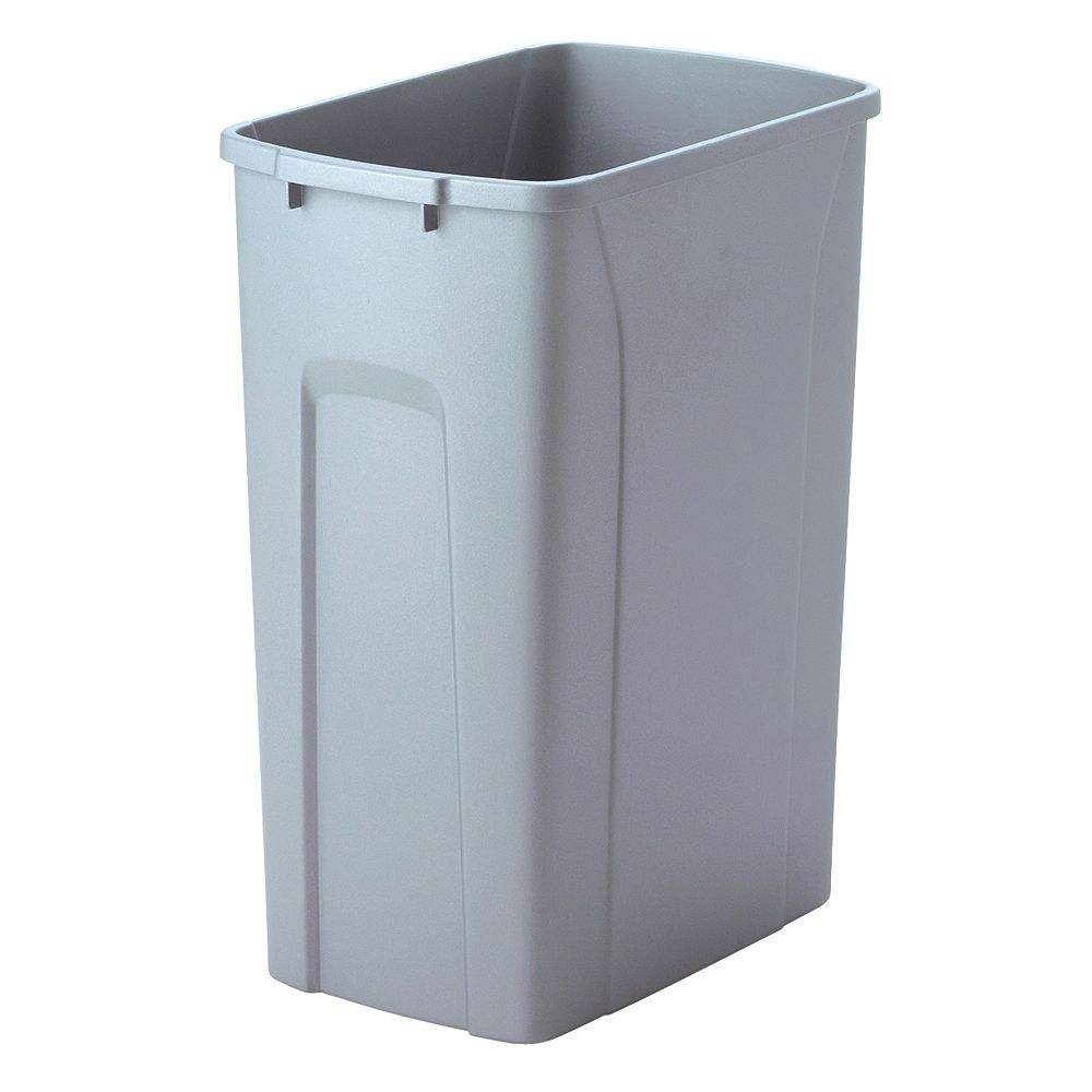 Knape Vogt 18 Inch H X 14 W 9 D Plastic 33 1 L Replacement Pull Out Trash Ca The Home Depot Canada Knape Vogt 18 Inch H X 14 W 9, Outdoor Garbage Cans Home Depot Canada
