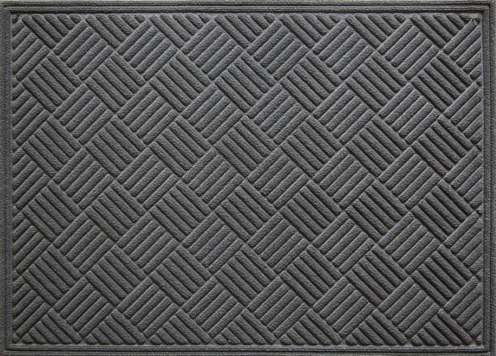 TrafficMASTER Contours Grey 3 Ft. X 4 Ft. Indoor/Outdoor Rectangular ...