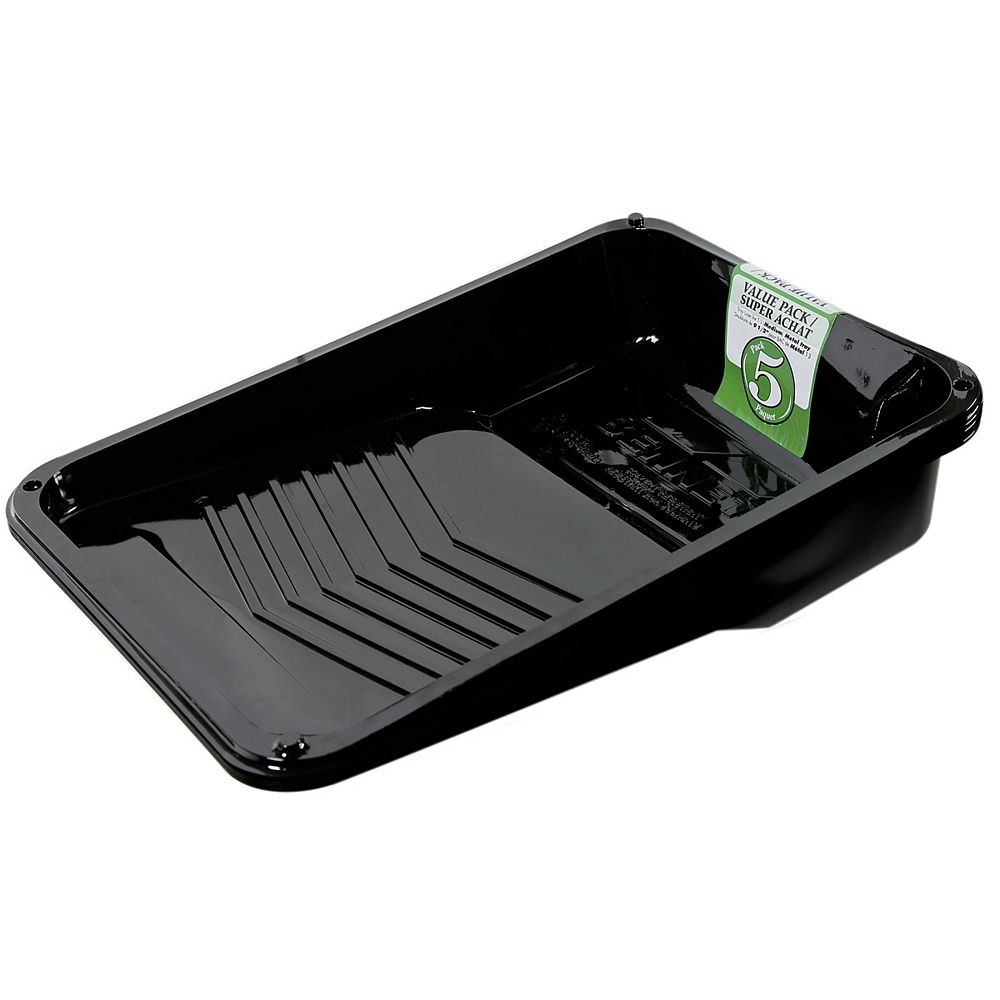 5 Pack 91/2 inch. Tray Liners for 1 Gallon Tray The Home