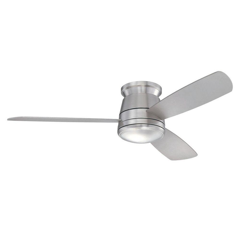Illumine Satin Collection 52 Hugger Indoor Ceiling Fan The Home Depot Canada