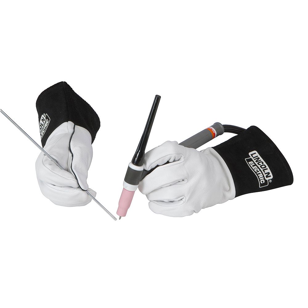 Lincoln Electric Leather Tig Welding Gloves Medium The Home Depot
