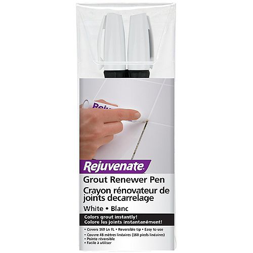 White Grout Restorer Marker Pens