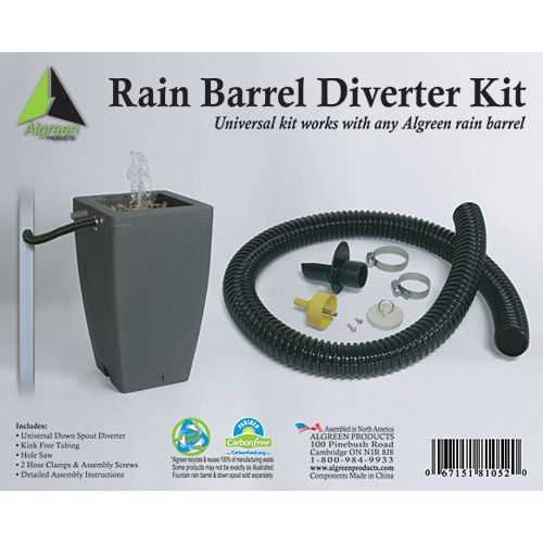 Deluxe Rain Barrel Downspout Diverter Kit