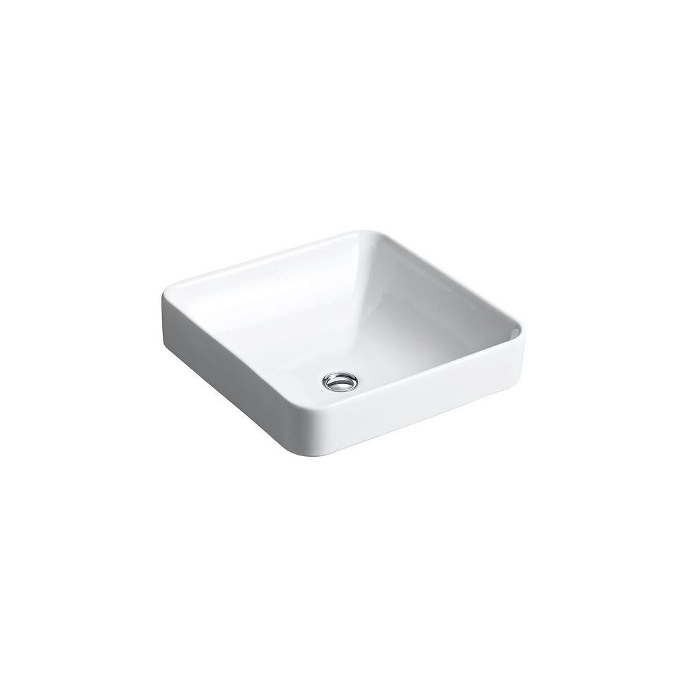 KOHLER Vox Square Vessel bathroom sink The Home Depot Canada