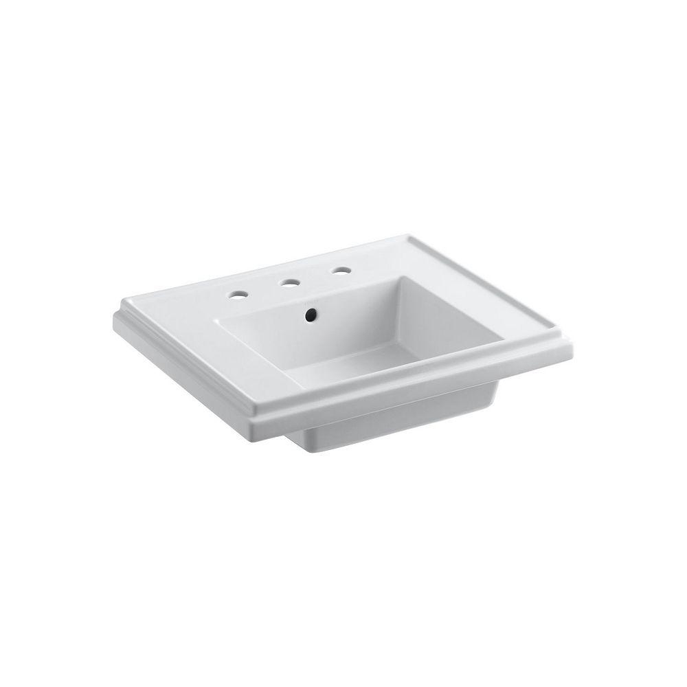 KOHLER Tresham 24inch Bathroom Sink Basin with Overflow Drain and 8