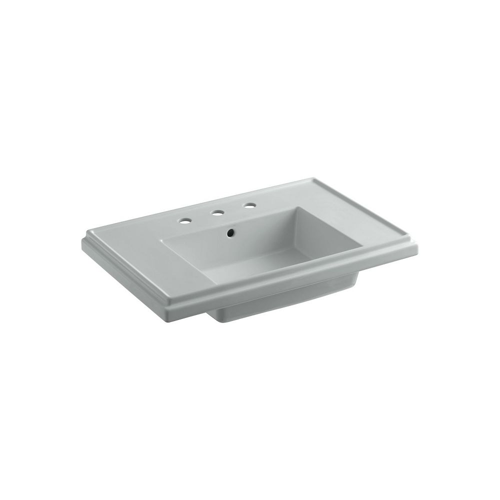 Kohler Tresham 30 Inch Bathroom Sink Basin With Overflow Drain And 8 Inch Widespread In Ic The Home Depot Canada