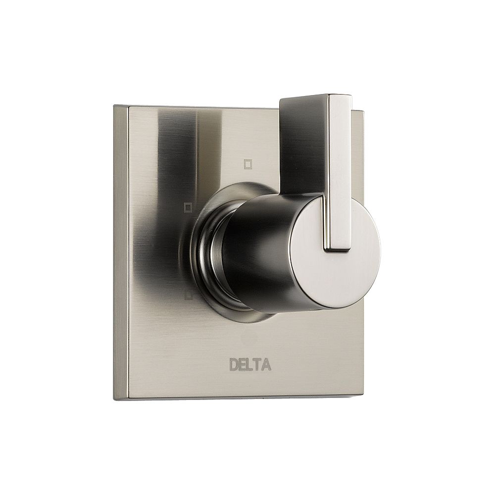 Delta Vero 1Handle 3Function Diverter/Volume Control Valve Trim Kit in StainlessSteel