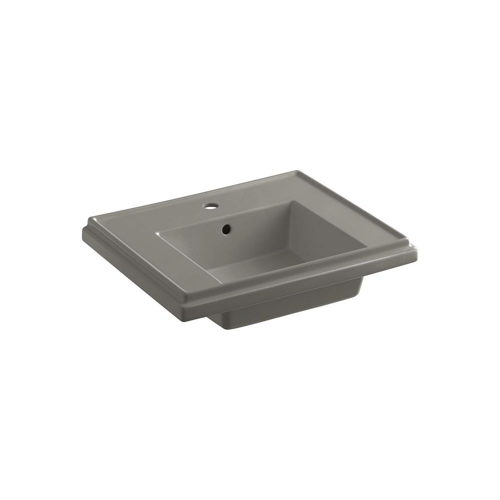 Kohler Tresham 24 Inch Bathroom Sink Basin With Single Hole Faucet Installation In Cashmer The Home Depot Canada