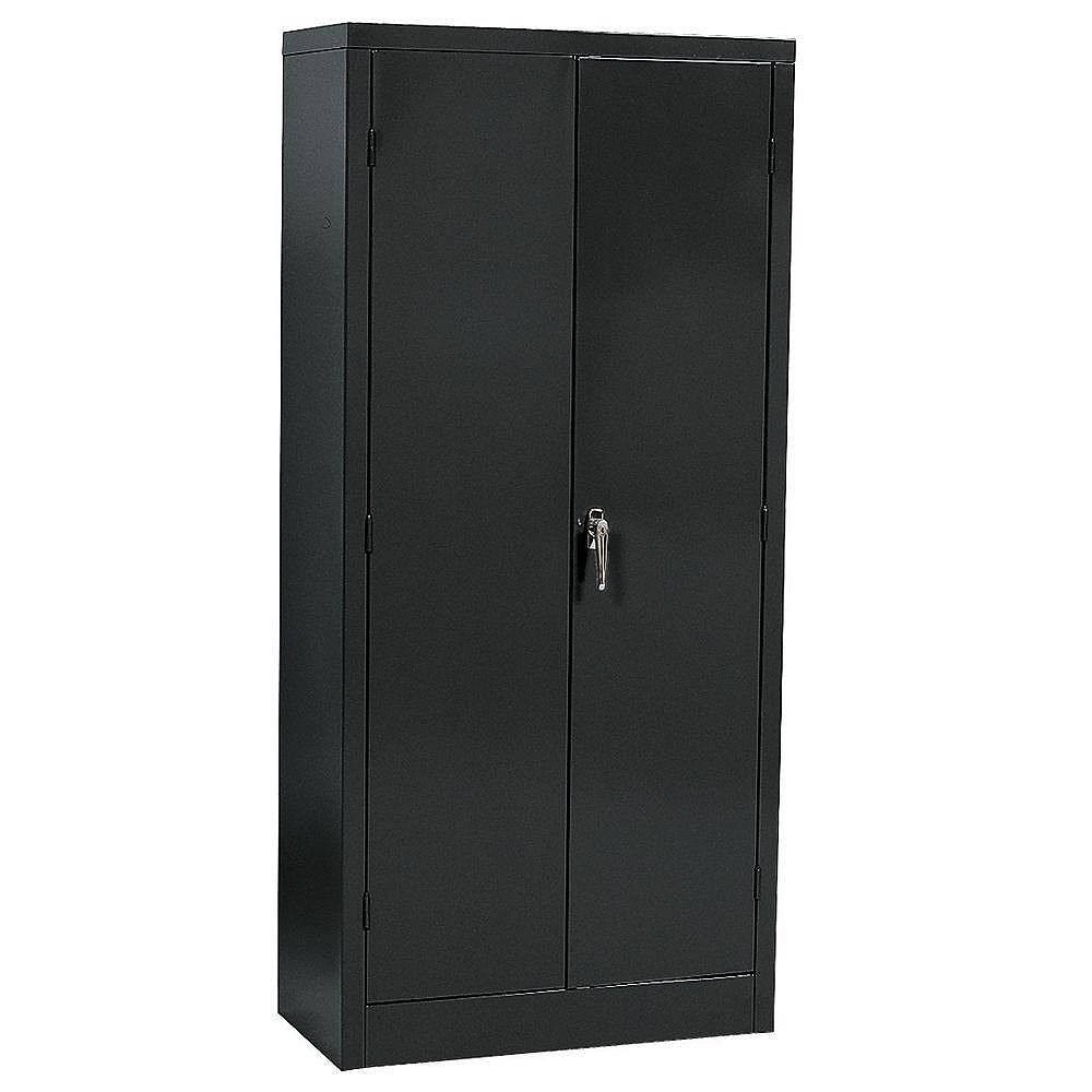 Sandusky 36 in. W x 18 in. D x 72 in. H Quick Assembly Steel Storage ...