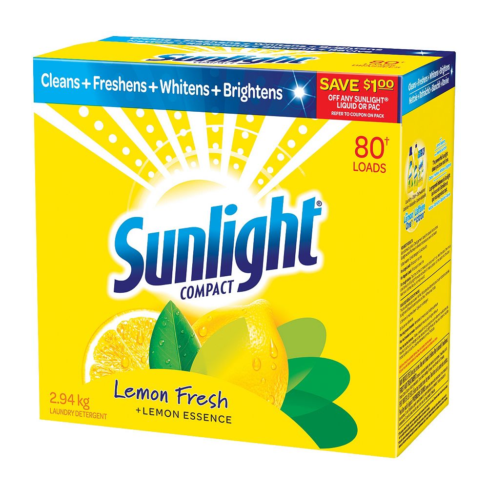 Sunlight Powder Laundry Lemon 80wl The Home Depot Canada