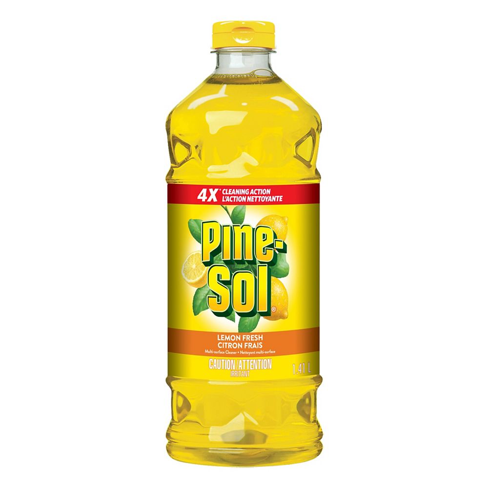Pine Sol 1 41 L Lemon Fresh Multi Surface Cleaner The Home Depot Canada Pine Sol 1 41 L Lemon Fresh Multi