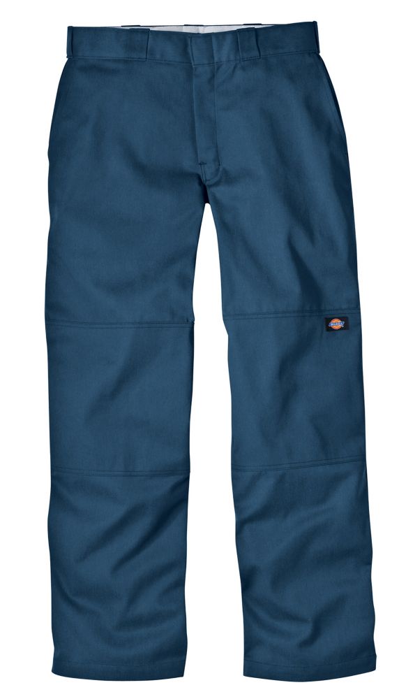 navy blue double knee dickies