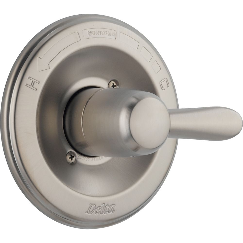 Delta Lahara 1Handle Valve Trim Kit in Stainless (Valve Sold Separately) The Home Depot Canada Delta Lahara 1Handle Valve Trim Kit in Stainless (Valve Sold Separately) The Home Depot Canada