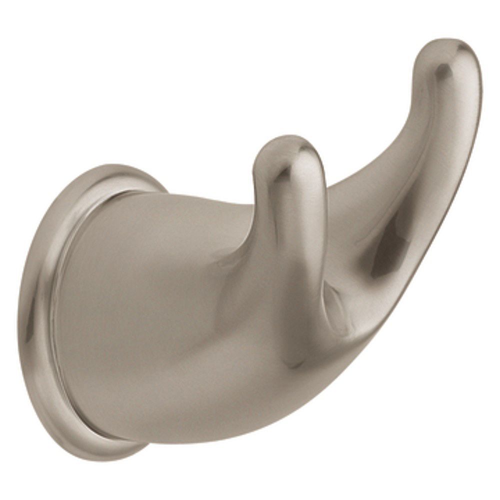 MOEN Satin Nickel Mason Double Robe Hook The Home Depot Canada