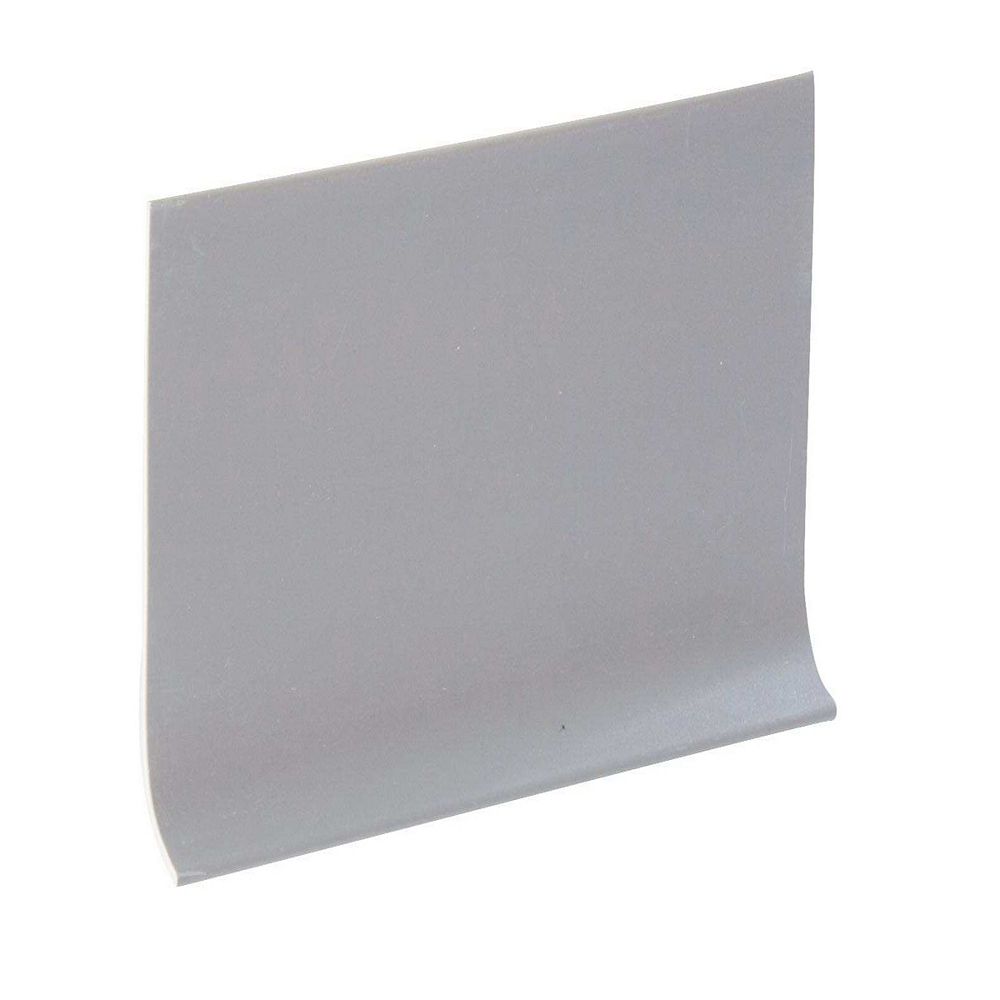 Shur Trim 4 inch Vinyl Wall Base- 120Ft Rolls - Grey | The Home Depot ...