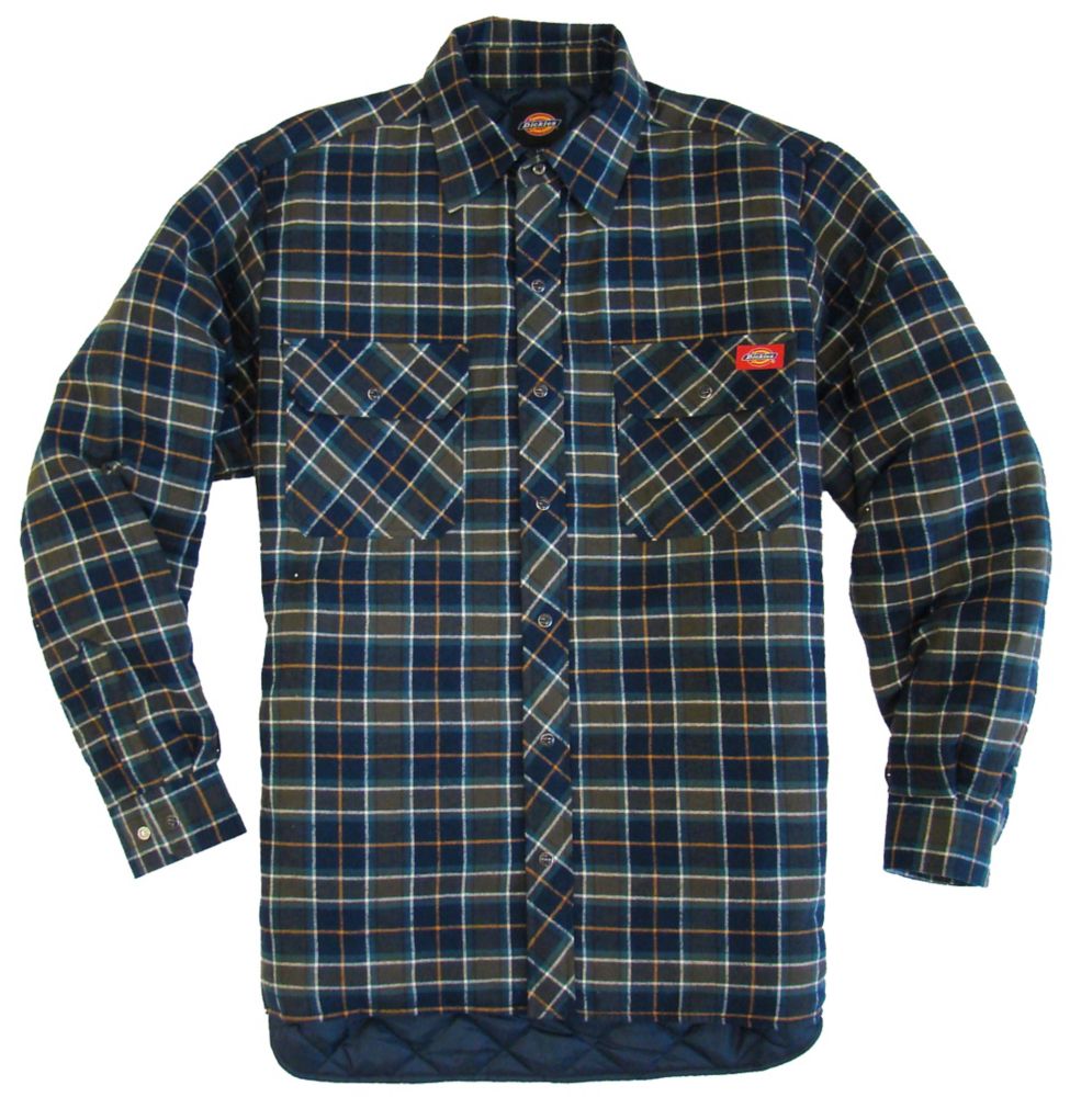 dickies quilted flannel jacket