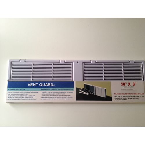 30 X 8 Return Air Grille With Filters