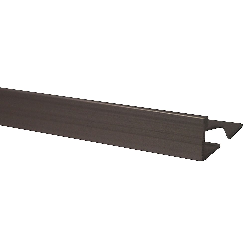 PROVA Aluminum Tile Edge 3/8 Inch(10MM) 8 Foot Champagne (10Pack) The Home Depot Canada