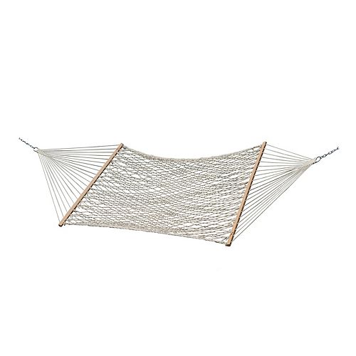 Cotton Rope Double Hammock in Natural