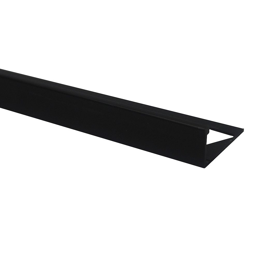 PROVA 1/2 inch (12Mm) Tile Edge 8Ft Satin Antique Bronze 10 Pcs