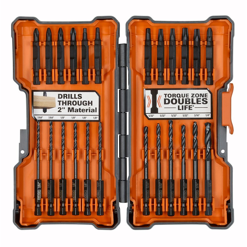 RIDGID 24PIece Impact Drilling and Driving Kit The Home Depot Canada