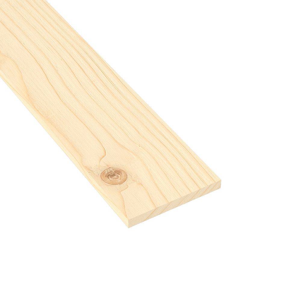 Metrie Knotty Pine 3 S4S 1 x 8 x 6 ft. The Home Depot Canada