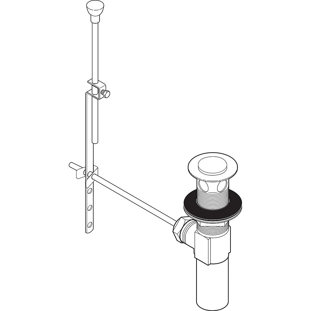 Delta Lavatory Drain Assembly with Lift Rod in Venetian Bronze | The ...