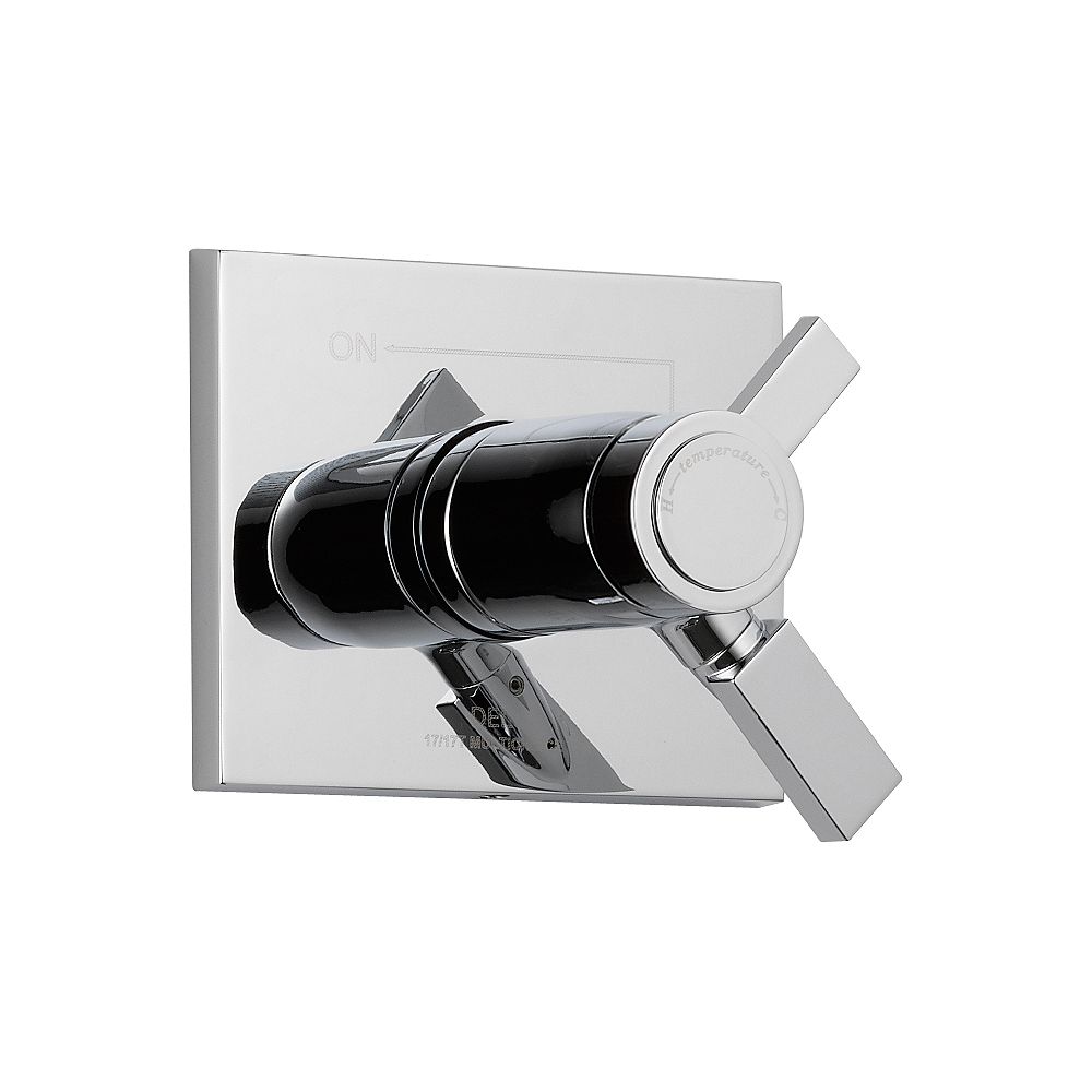 Delta Vero 1-Handle Thermostatic Diverter ValveTrim Kit in Chrome ...