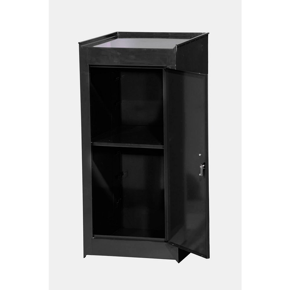 International 15inch OneShelf Side Locker in Black The Home Depot
