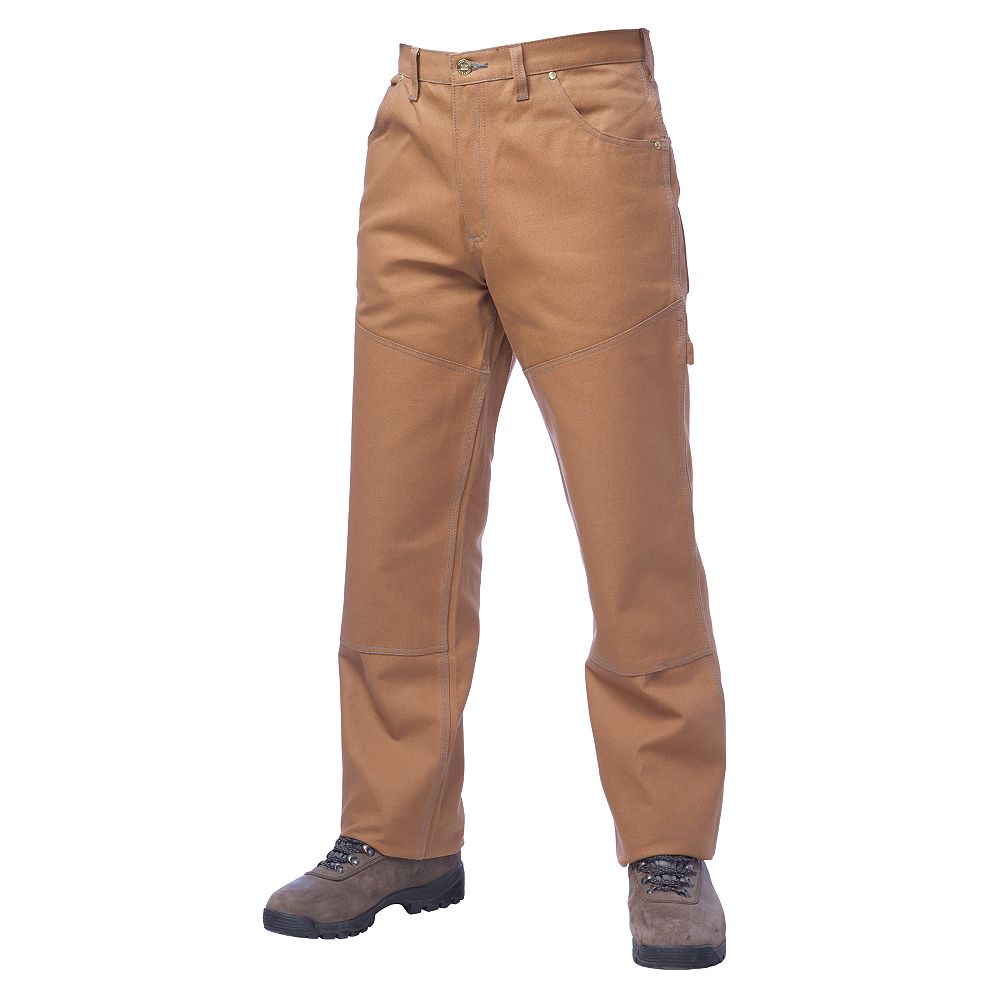 Tough Duck Unlined Work Pant Brown 34W X 32L | The Home Depot Canada