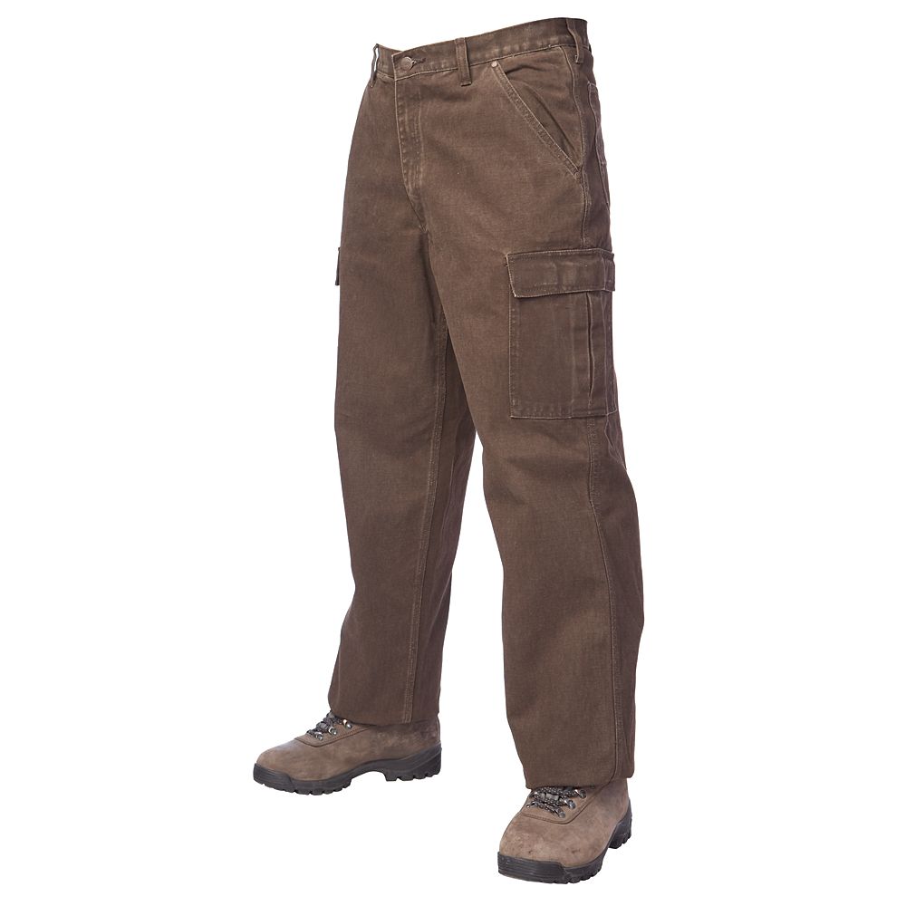 Tough Duck Washed Cargo Pant Chestnut 40W X 32L | The Home Depot Canada