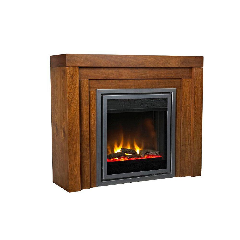 Paramount Cumberland Electric Fireplace With Logs The Home Depot Canada