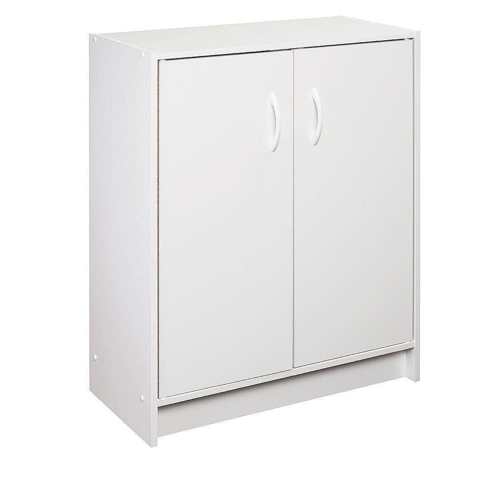 ClosetMaid 30 inch H x 24 inch W x 12 inch D White Raised Panel Wall Storage The Home