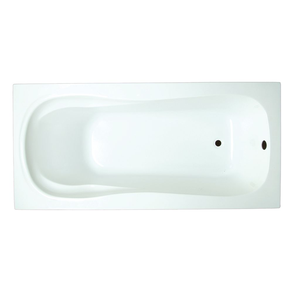 jade bath 5 ft manchester white acrylic seamless freestanding bathtub